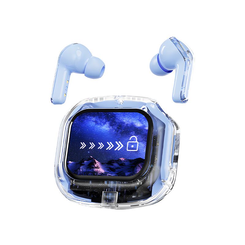 New Air Max Touch Screen Earphones Wireless Bluetooth Earphones  
 Transparent Earpods Touch Screen ANC Noise Reduction Earbuds For Phones