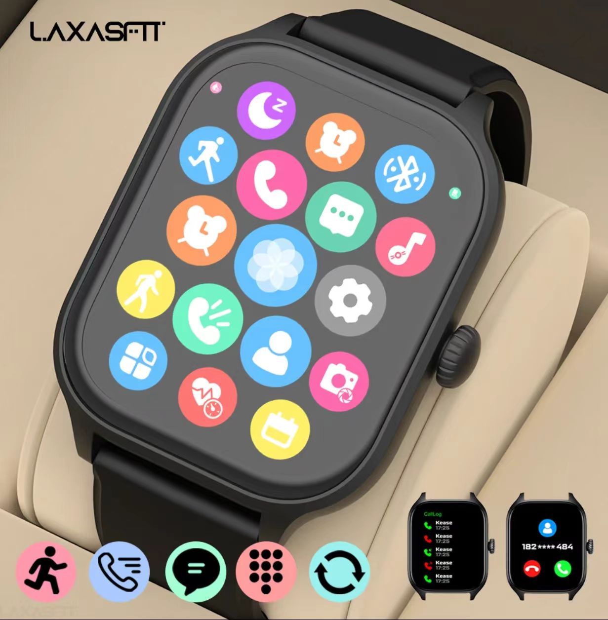 New H9 Pro Max Smartwatch Bluetooth Call Smart Watch Fitness Tracking Heart Rate Blood Oxygen Monitor Watch 10 For Smart Phones