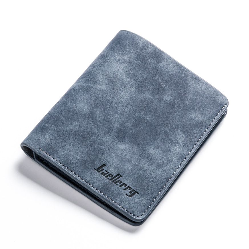 High Quality Soft Leather Wallet Men Vintage Baellery Brand Wallets Purse Credit Card Holder Bag