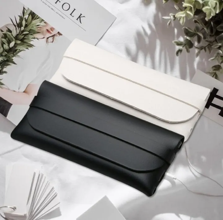 Classic Glasses Case With Cloth Protective Case Cover For Women Men Portable Sunglasses Bag Box Reading Eyeglasses Box Eyewear Storage Case