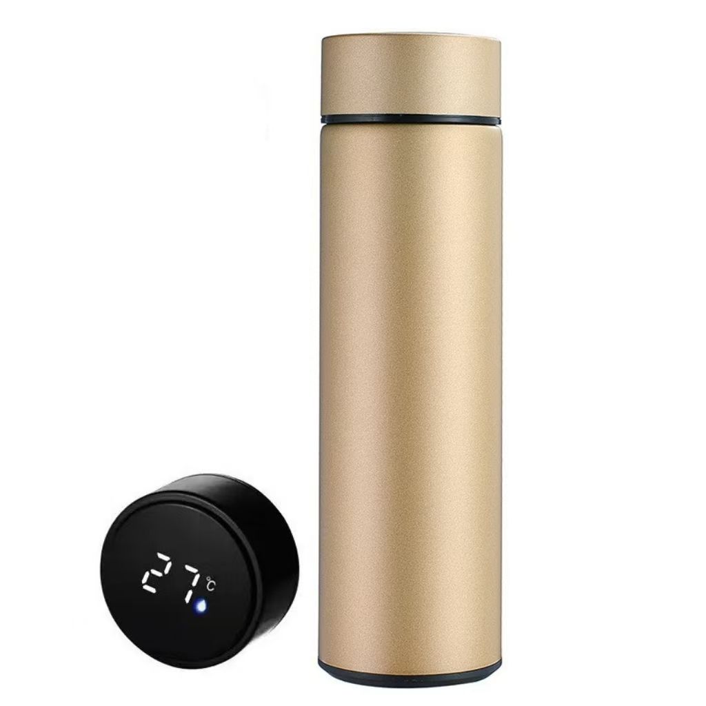 Temperature Display Thermos Cup Water Bottle Stainless Steel Divided Thermos Bottle Outdoor Vacuum Flask Insulated Cup Gift