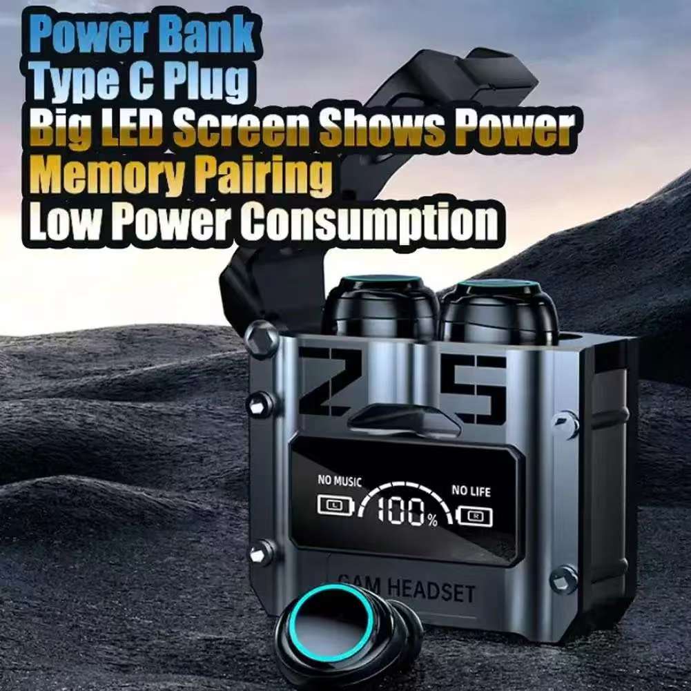 M25 Bluetooth Earphones Wireless Earphones Touch Control Earpods Sports Earbuds With Mic HD Call For Phones