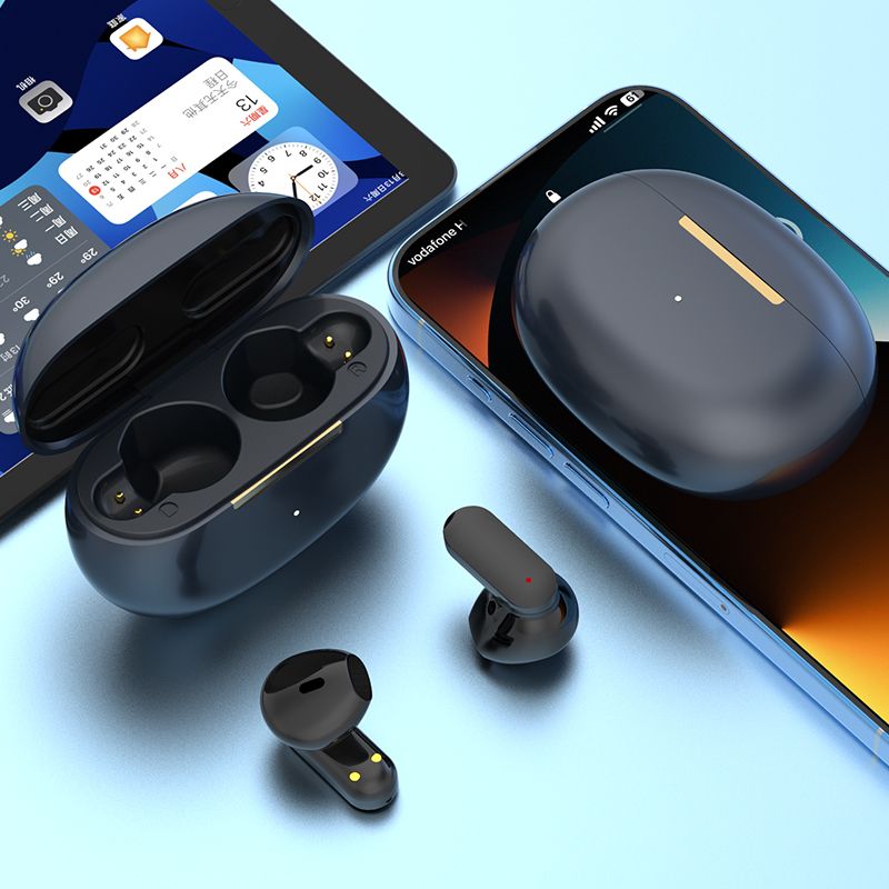 New V01 Bluetooth Earphones  Portable Audio Touch Control Wireless Earphones Bluetooth 5.4 Earpods TWS Hifi Sports Earbuds With Mic For Phones