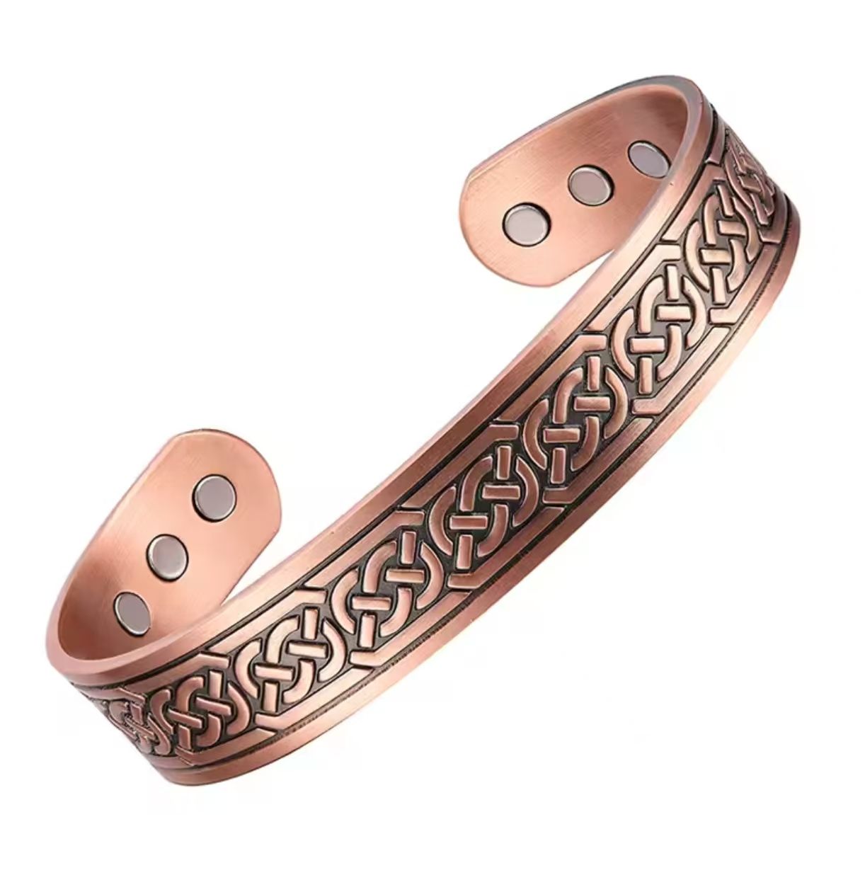 Pure Copper Magnetic Bracelet Men Arthritis Adjustable Magnets Women Cuff Therapy Health Energy Bangles Bracelets Men Jewelry