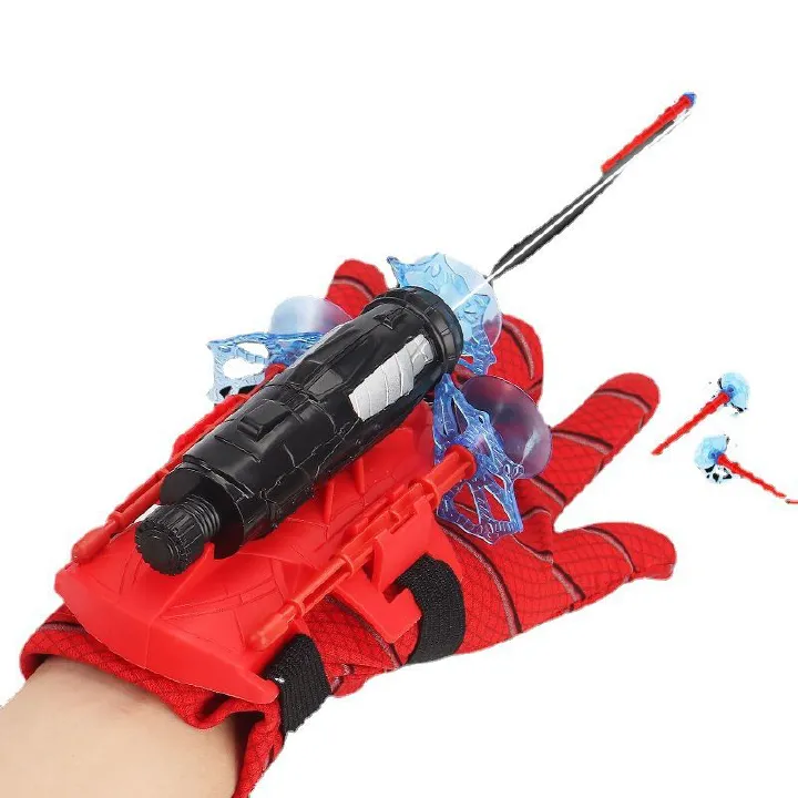Spider Man Toys Silk Launcher SpiderMans Cosplay Prop Party Comic Con Children Boys Girls Toys Cartoon Anime New Kids Birthday Cute Gifts
