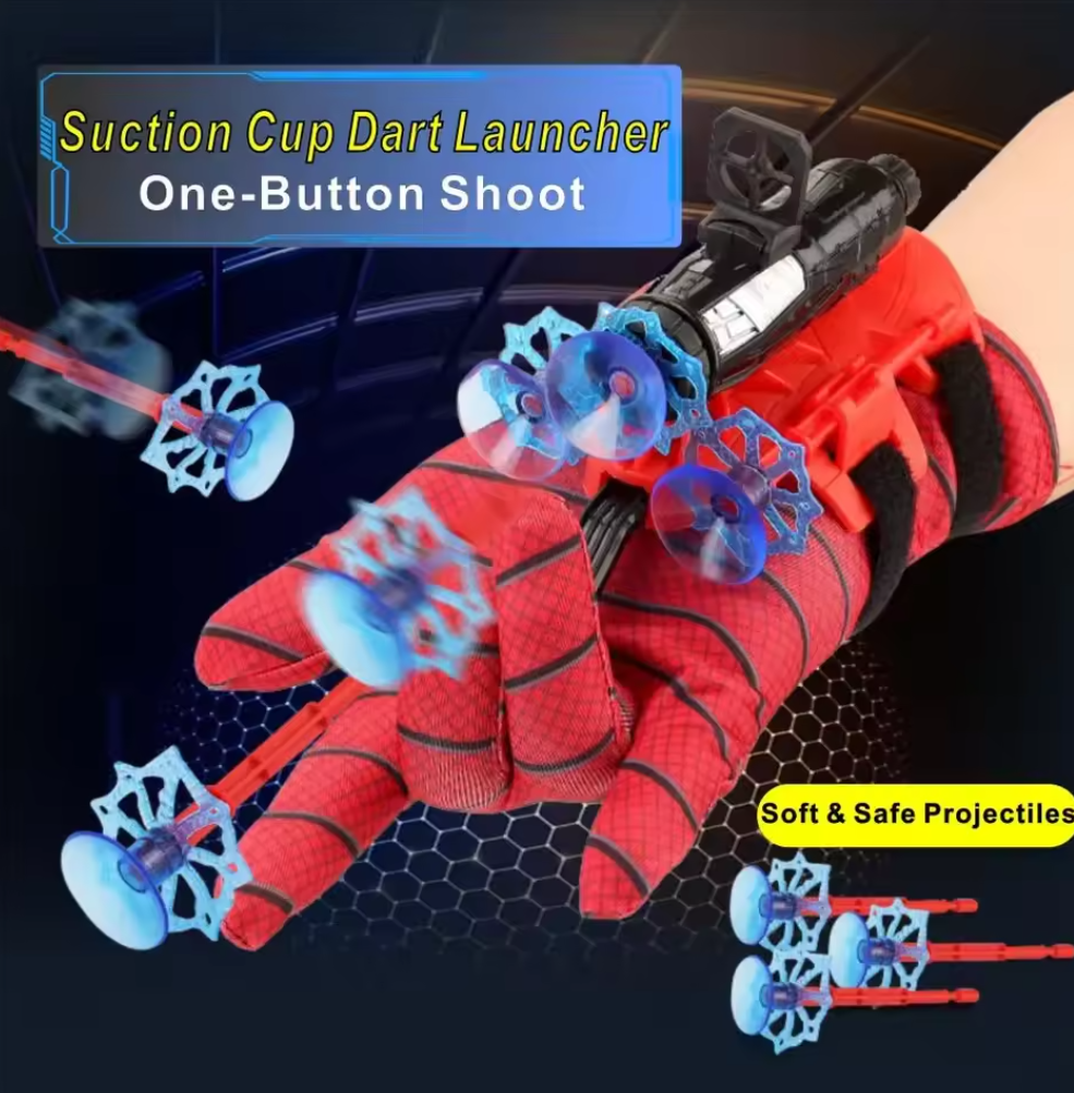Spider Man Toys Silk Launcher SpiderMans Cosplay Prop Party Comic Con Children Boys Girls Toys Cartoon Anime New Kids Birthday Cute Gifts
