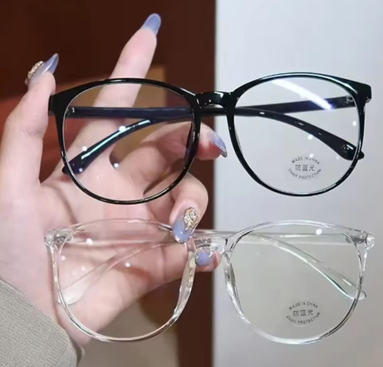 Transparent Computer Glasses Frame Women Men Anti Blue Light Eyewear Blocking Glasses Optical Spectacle Eyeglass Eyewear Frames