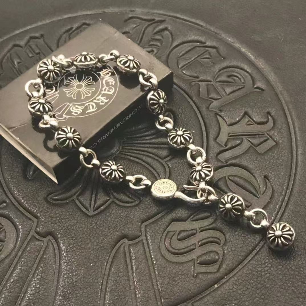 Fashion Chrome Punk  Bracelets Men Jewelry Adjustable Men Bracelet Hip Hop Christmas Gift Valentine's Day Gift