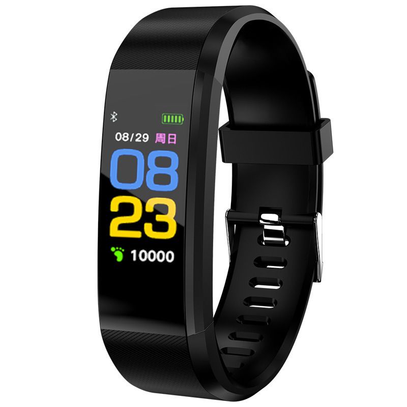 115Plus Smart Band Fitness Sports Blood Pressure Heart Rate Monitor Smartwatch Wrist Band Bracelet Smart Watch For Smart Phones