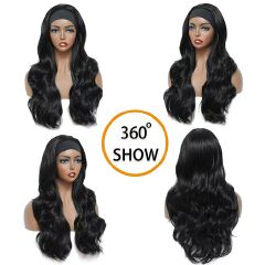 New Headband Wig Body Wave Wig 26Inch Hair Wigs Women Brazilian Ready To Wear Wig Curly Hair Wig