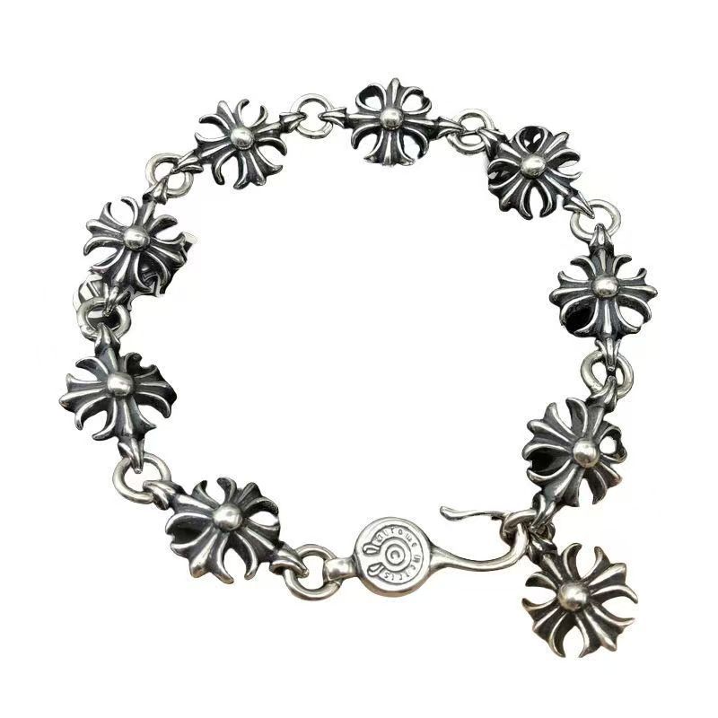 Fashion Chrome Punk  Bracelets Men Jewelry Adjustable Men Bracelet Hip Hop Christmas Gift Valentine's Day Gift