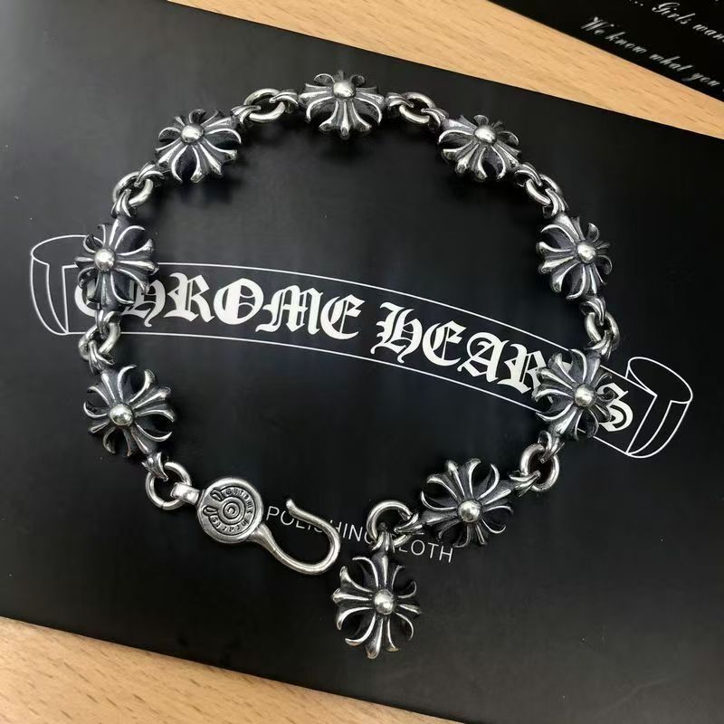 Fashion Chrome Punk  Bracelets Men Jewelry Adjustable Men Bracelet Hip Hop Christmas Gift Valentine's Day Gift