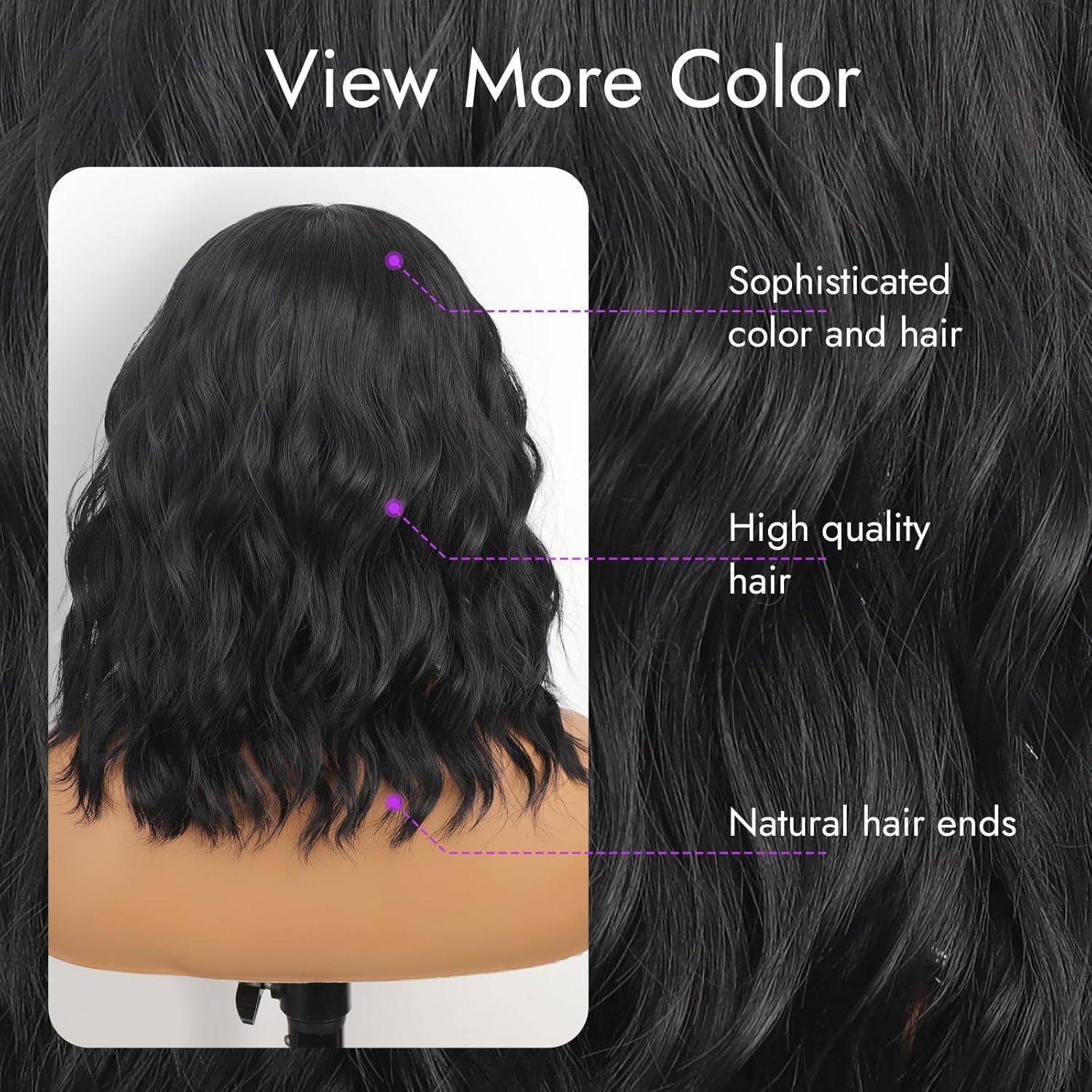 12Inch Wigs Fuffy Short Curly Hair Wig Synthetic Small Curly Wigs African Curls Hairstyles For Gift