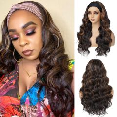 New Headband Wig Body Wave Wig 26Inch Hair Wigs Women Brazilian Ready To Wear Wig Curly Hair Wig