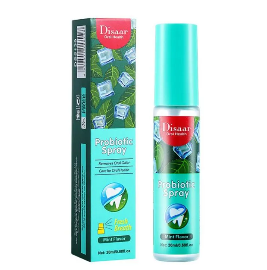 Disaar Long Lasting Oral Spray Probiotic Spray Fresh Breath Grape Flavor Mouth Spray Remove Oral Odor Bad Breath Portable Freshener Breath Freshener