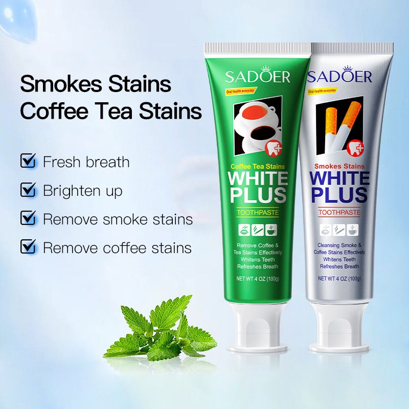 New Toothpaste 100G Remover Coffee/Tea Stain Improve Bad Breath Prevent Caries Fresh Breath Teeth Dental Care Oral Care Gift