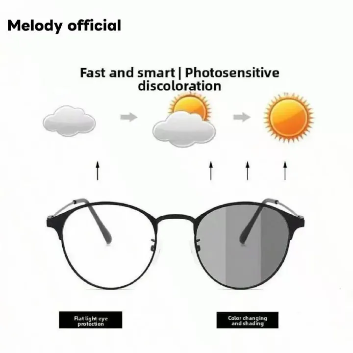 New Photochromic Glasses Anti Radiation Eye Glasses Sunglasses Computer Frame Glasses  Men Women UV400 Blue Gaming Eyewear Light Eyeglasses