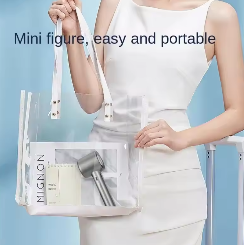 New Portable Hand Fan USB Rechargeable 120 Wind Speeds Mini Bladeless Handheld Fan High Speed Fans Electric Eyelash Fan Usb Fans Gift