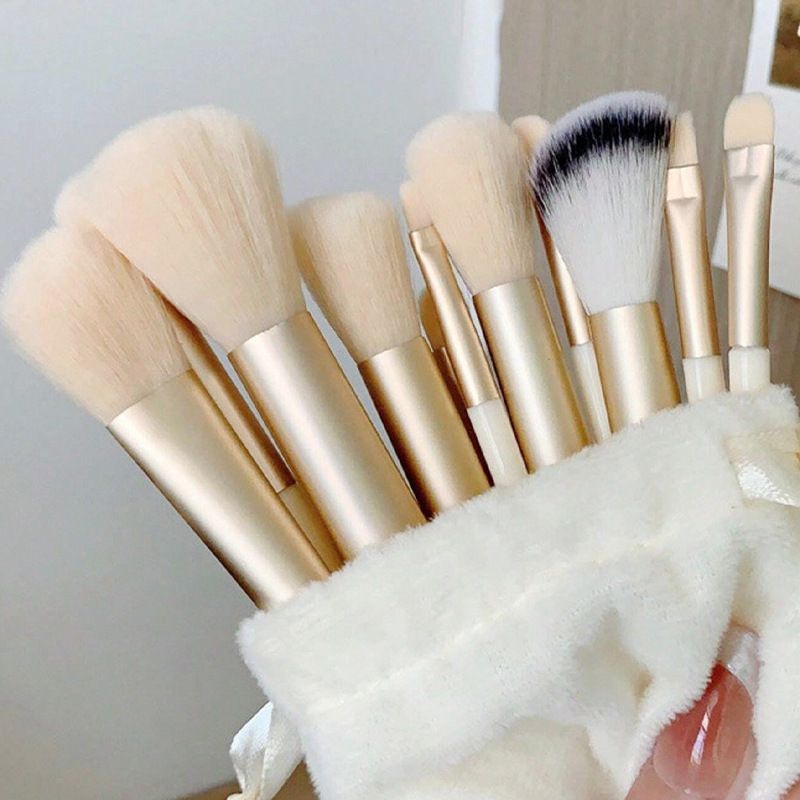 New 13Pcs Makeup Brush Set Foundation Powder Eyebrow Eyeshadow Blending Blush Brushes Beauty Make Up Kit Tool