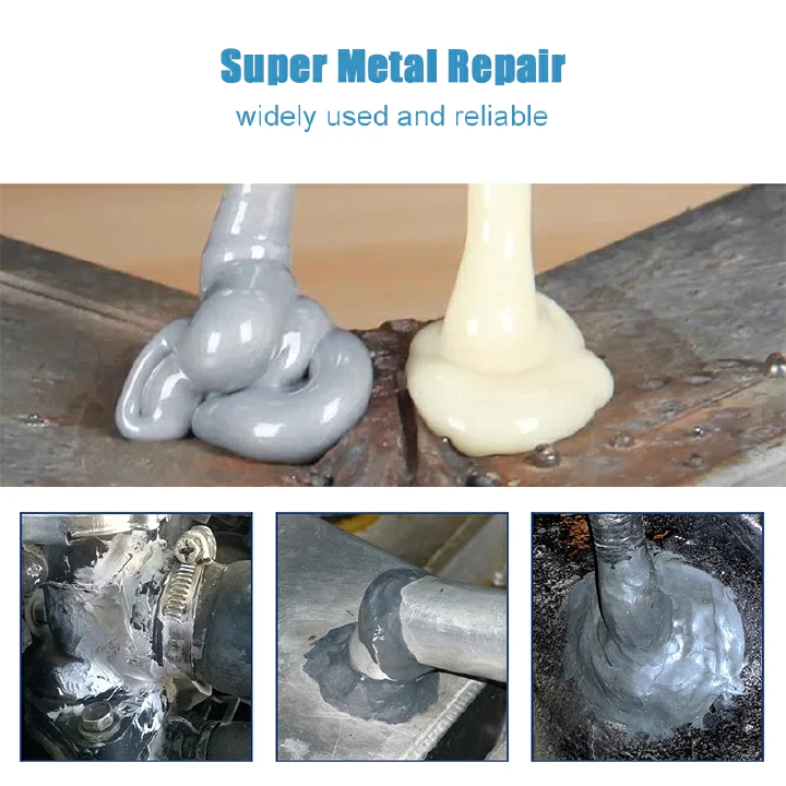 Metal Repair Glue Casting AB Glue Cast Iron High Strength Cold Weld Industrial Repair Agent Repairing Adhesive Heat Resistance