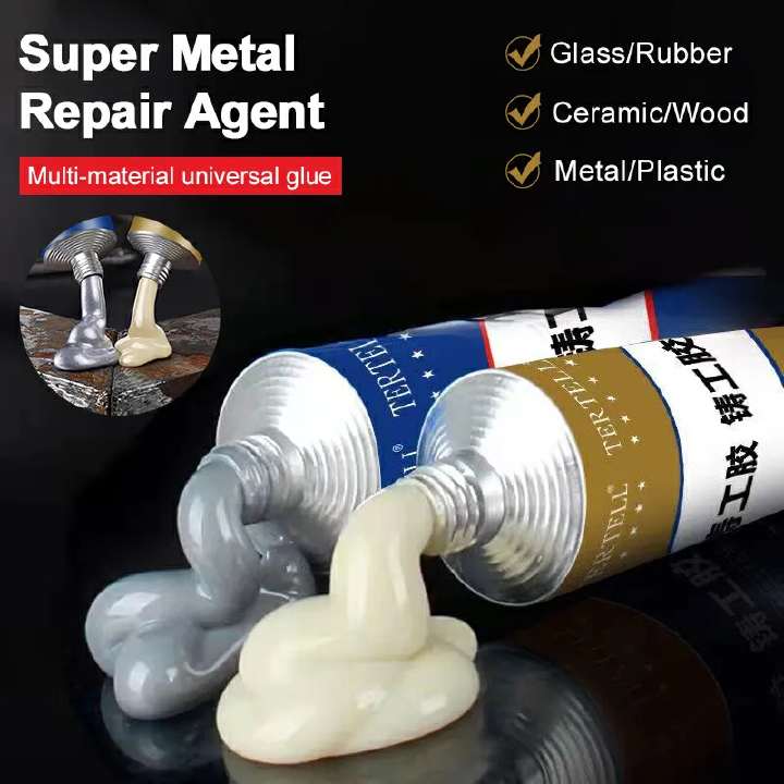 Metal Repair Glue Casting AB Glue Cast Iron High Strength Cold Weld Industrial Repair Agent Repairing Adhesive Heat Resistance