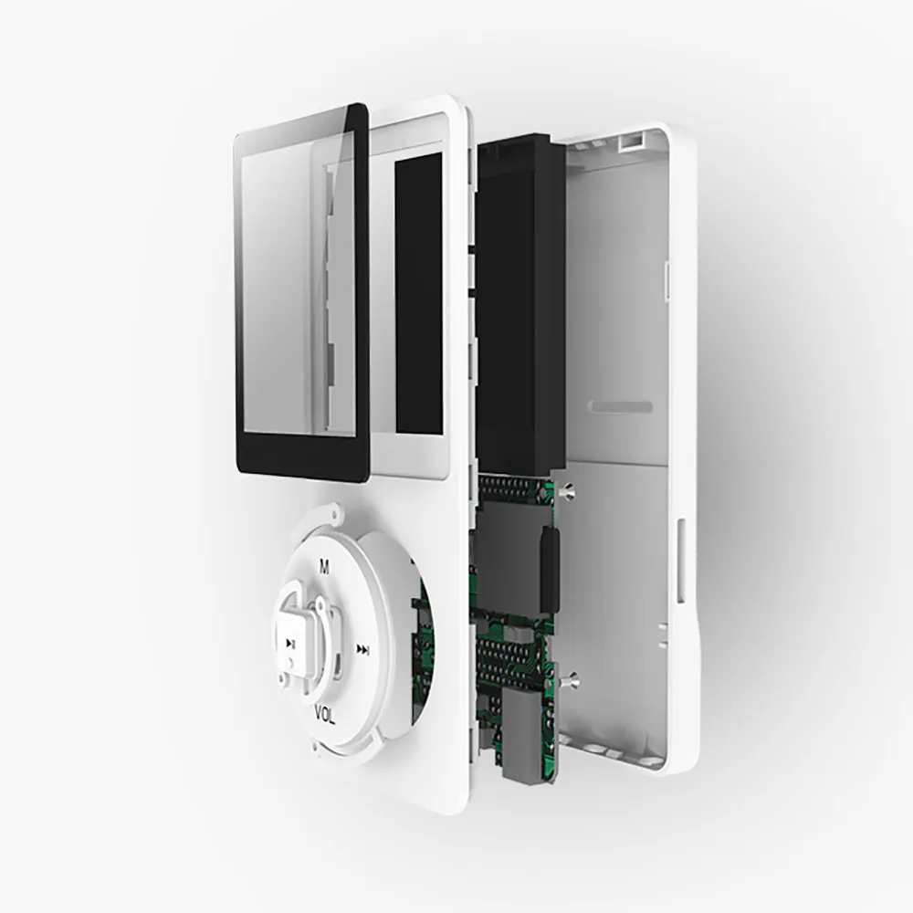 128g MP3 player, LCD screen, FM radio, video, high-fidelity player, games, movies, e-books, music player, built-in microphone.