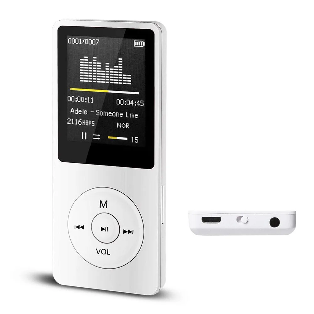 128g MP3 player, LCD screen, FM radio, video, high-fidelity player, games, movies, e-books, music player, built-in microphone.