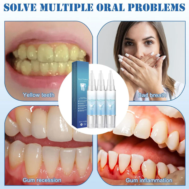 【Hot Sale】Teeth Repair Gel | Gum Pain Relief + Deep Cleaning Formula | Dental Care for Sensitive Gums & Cavity Prevention | 2-in-1 Oral Treatment
