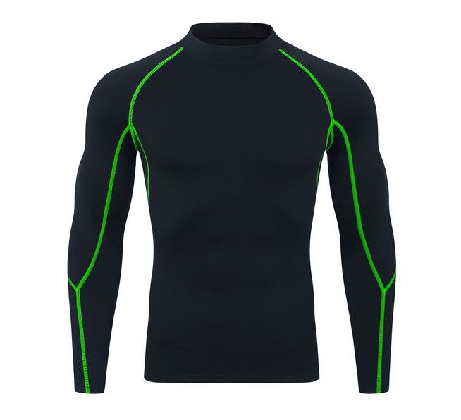 Men's Compression Shirts Long Sleeve Athletic Workout Tops Gym Undershirts