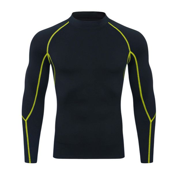 Men's Compression Shirts Long Sleeve Athletic Workout Tops Gym Undershirts
