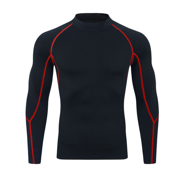 Men's Compression Shirts Long Sleeve Athletic Workout Tops Gym Undershirts