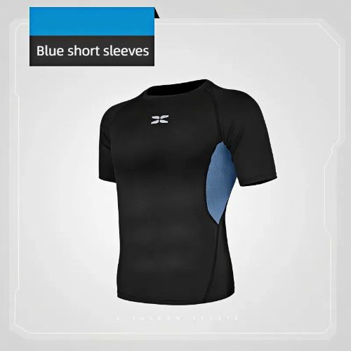Men's Compression Shirts, Short Sleeve Athletic Compression Tops Dry Workout T Shirt