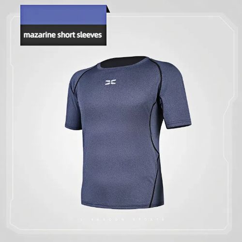 Men's Compression Shirts, Short Sleeve Athletic Compression Tops Dry Workout T Shirt