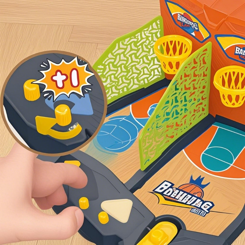 "Family Fun Basketball Duel – Finger Flick Arena Game",Competitive Duel Game