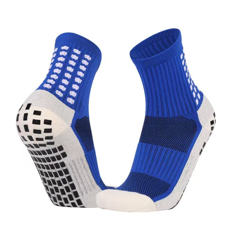 Clearance Sale 4 Pairs Professional Soccer Football Sports Socks Thickened Towel Sole Anti-odor Dot Rubber Non-slip Socks Yoga Socks  Anti-slip Thick Warm Socks Basketball Socks for Men and Women