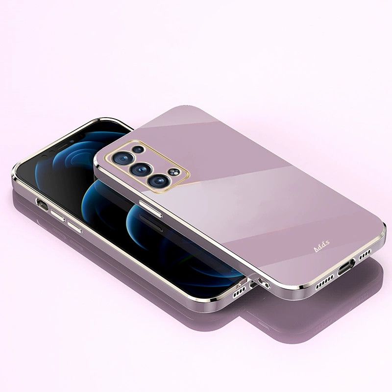 OPPO Reno Phone Case Silicone Phone Cover for OPPO A57  RENO6Z RENO 8T Screen Protection for Mobile Phones Shockproof Bumper Plating TPU Cover