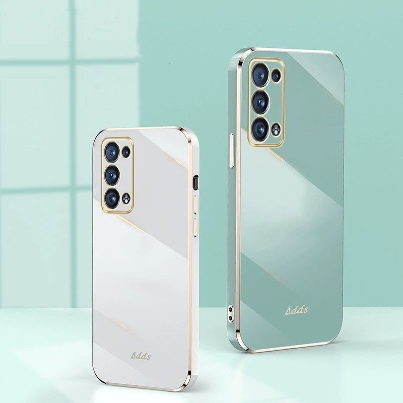 OPPO Reno Phone Case Silicone Phone Cover for OPPO A57  RENO6Z RENO 8T Screen Protection for Mobile Phones Shockproof Bumper Plating TPU Cover