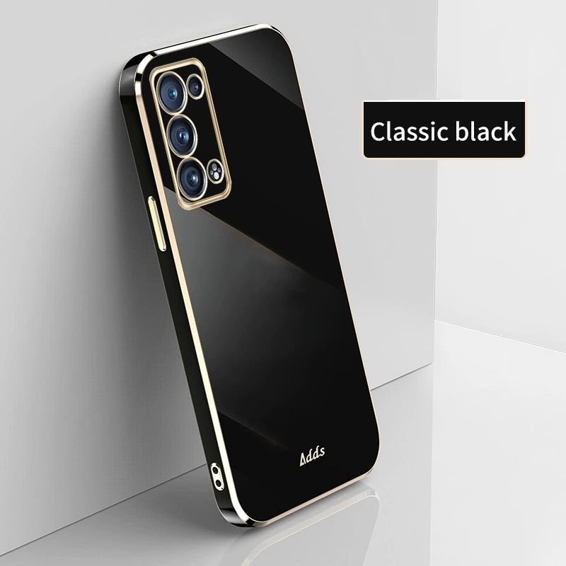 OPPO Reno Phone Case Silicone Phone Cover for OPPO A57  RENO6Z RENO 8T Screen Protection for Mobile Phones Shockproof Bumper Plating TPU Cover