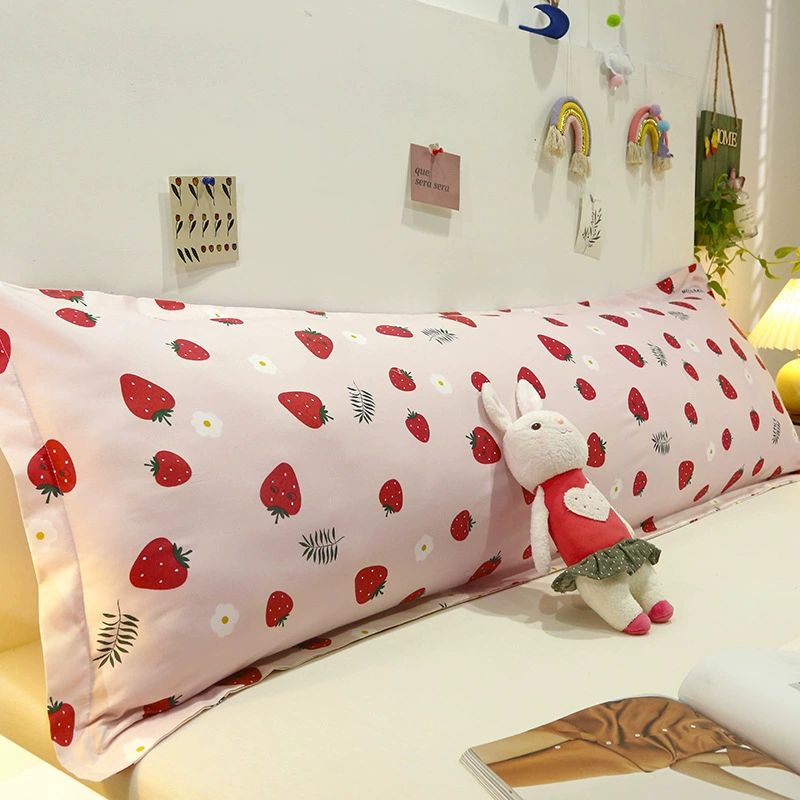 Basics Body Pillow Pillowcase Envelope Closure Long Pillow Cover Couple Pillow Protector for Lovers