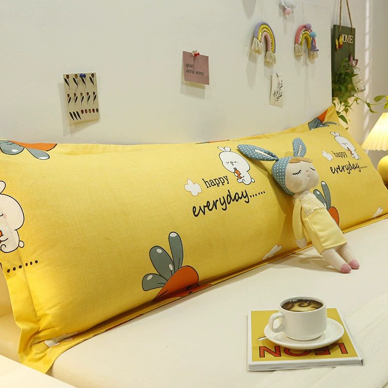Basics Body Pillow Pillowcase Envelope Closure Long Pillow Cover Couple Pillow Protector for Lovers