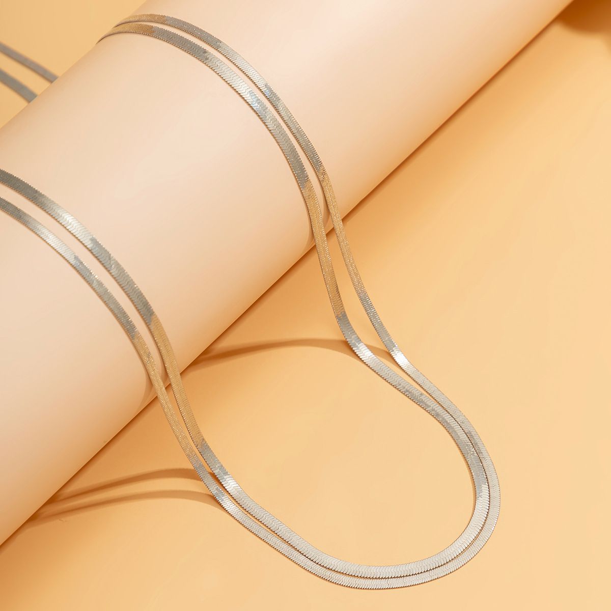 Simple Double-Layer Snake Chain Body Chain for Women Vacation Style Metal Ball Tassel Waist Chain, Sexy Beach Jewelry Female Body Jewelry Fashion Accessories