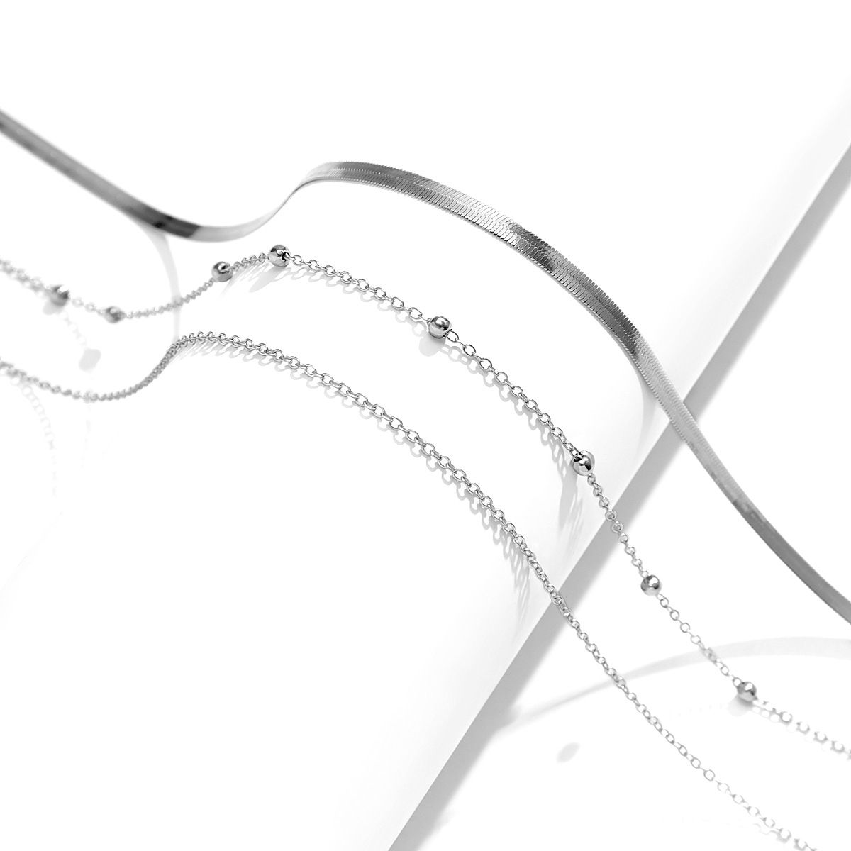 Simple Double-Layer Snake Chain Body Chain for Women Vacation Style Metal Ball Tassel Waist Chain, Sexy Beach Jewelry Female Body Jewelry Fashion Accessories