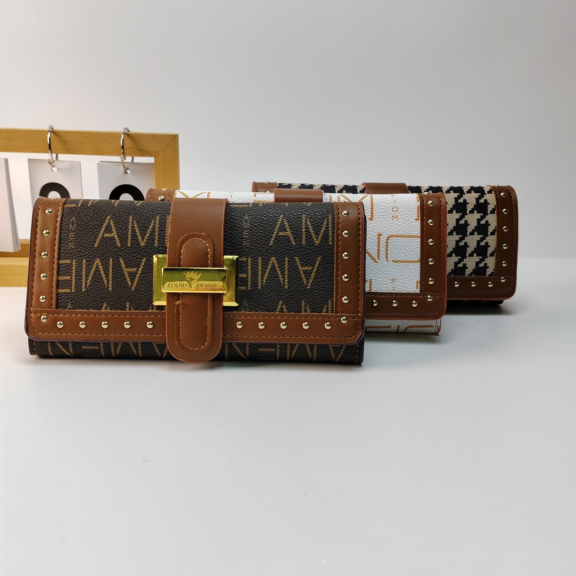 Women Wallet Large Capacity Luxury PU Leather Clutch Wallet Multi Card Organizer Trifold Purse Lady Clutch