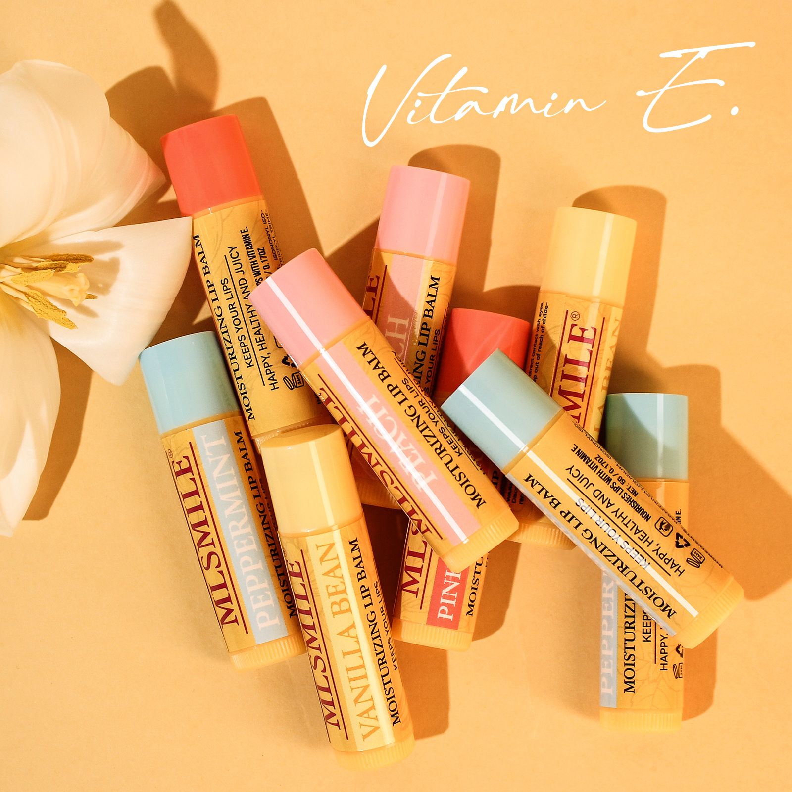 Fruity Lip Balm Set of 4 Moisturizing Nourishing and Softening Lip Care Balms Lips Moisturizers