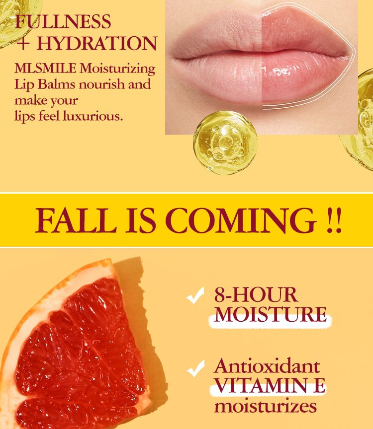 Fruity Lip Balm Set of 4 Moisturizing Nourishing and Softening Lip Care Balms Lips Moisturizers