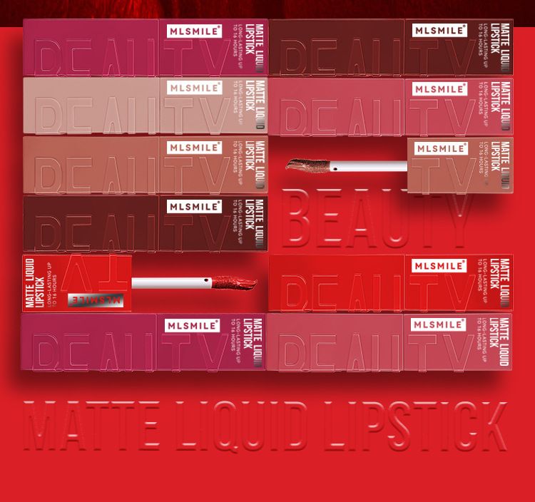 Matte Liquid Lipstick Long-Lasting Non-Sticky Waterproof Lip Gloss Smudge-Proof Kiss-Proof Make Up Products 6ml