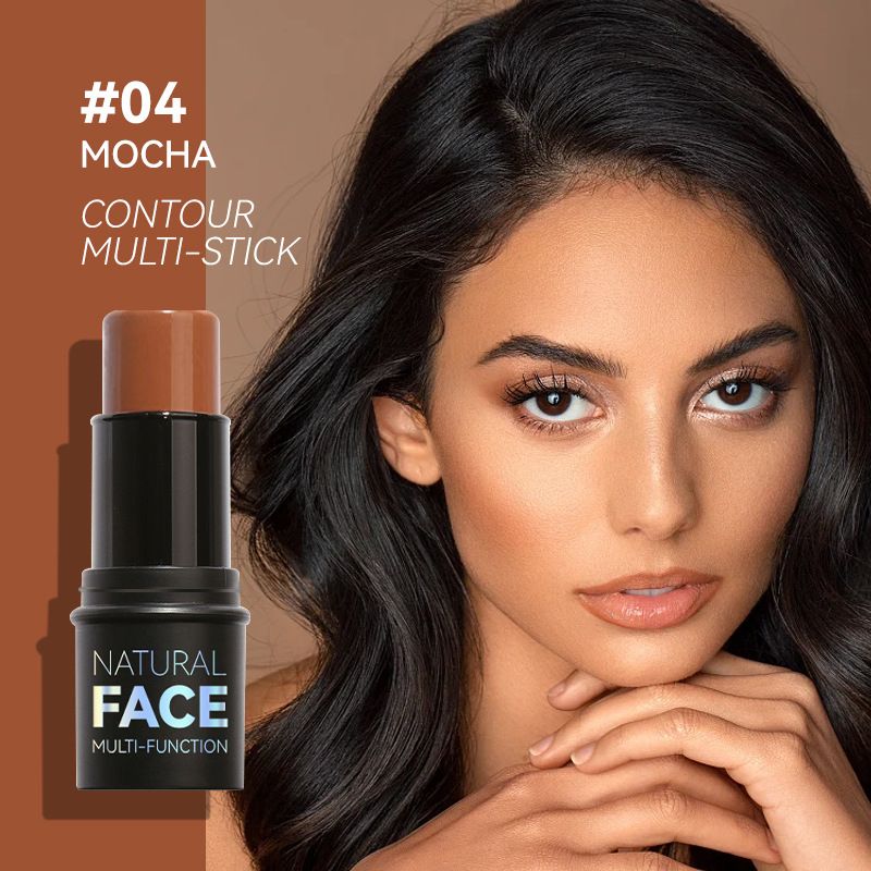 Multi-Functional Highlight & Contour Stick 3D Face Sculpting Nose Shading Under-Eye Brightening Blush Makeup Pen Highlighter Highlight Stick