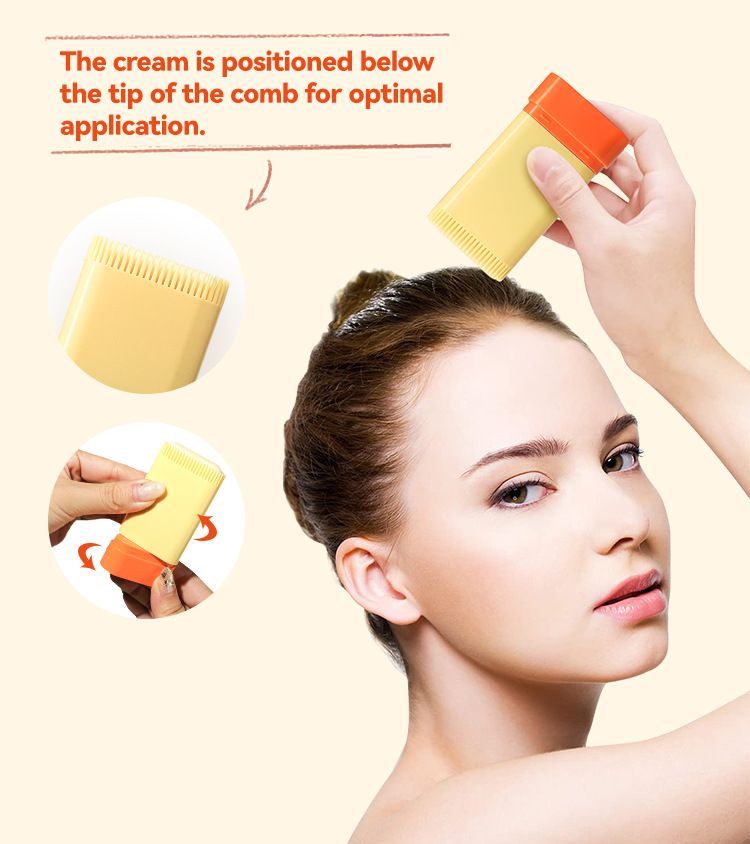 Kids' Hair Styling Wax Stick Anti-Frizz Flyaway Hair Tamer for Boys and Girls Hair Finishing Stick for Smooth and Neat Hairstyles