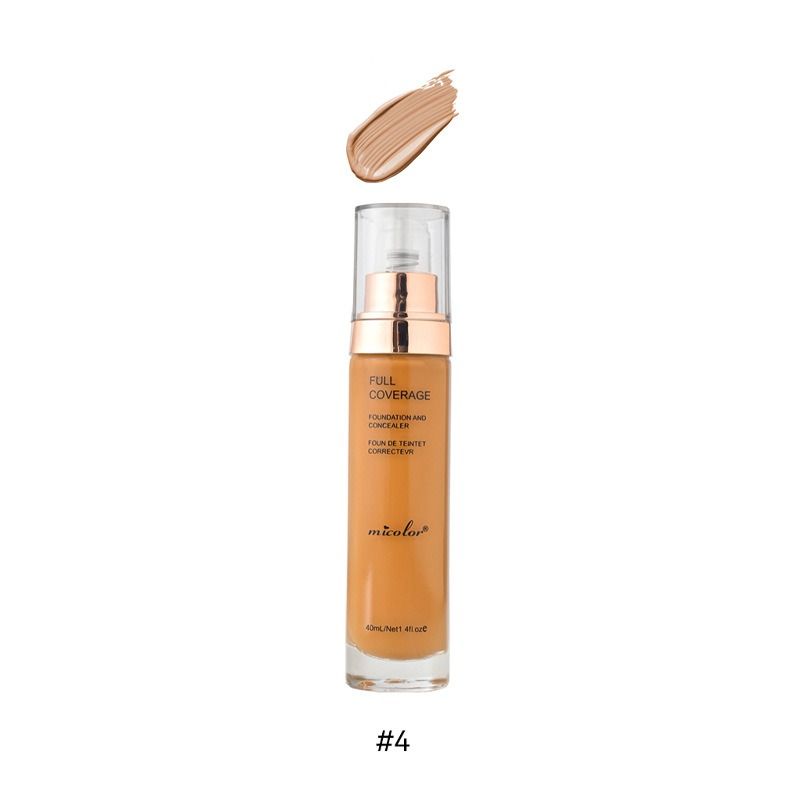 Full Coverage BB Cream Hydrating Matte Foundation with Concealer for Deep Skin Tones Lightweight Longwear in Glass Bottle
