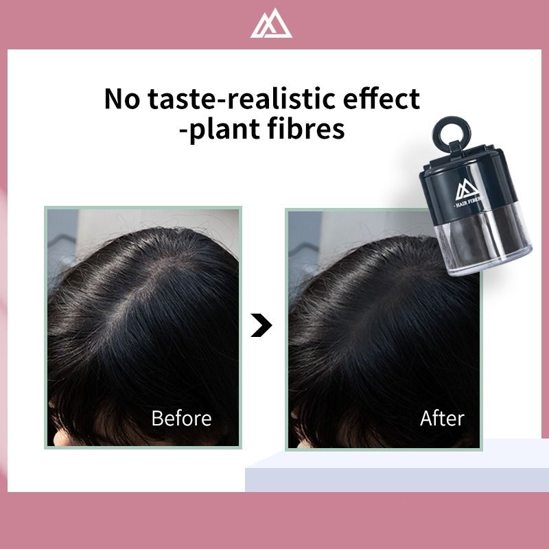 Hair Thickening Fibers Instant Volume Powder for Thinning Hair Covers Bald Spots & Receding Hairline Natural Look Hair Loss Products Men and Women Hair Care